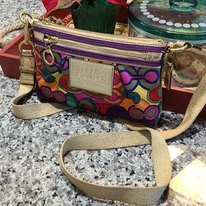 Coach cross-body purse